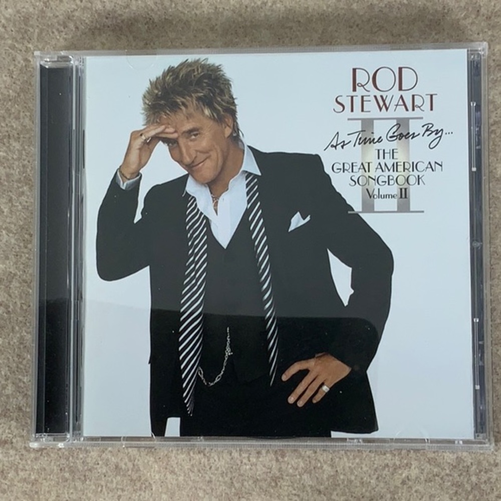 Rod Stewart CD As Time Goes By Great American SongBook